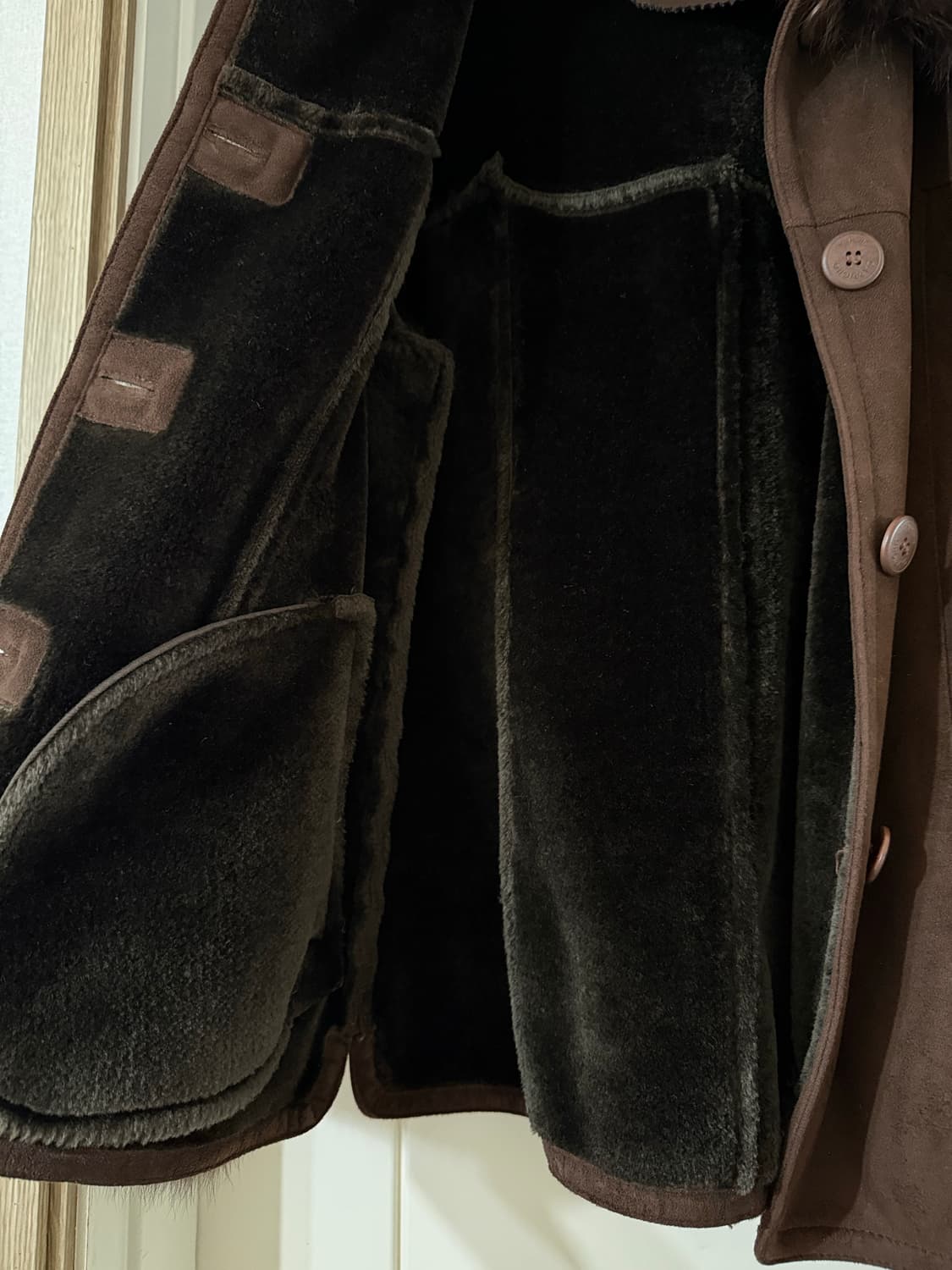 리얼 퍼 스웨이드 자켓 상품이미지5