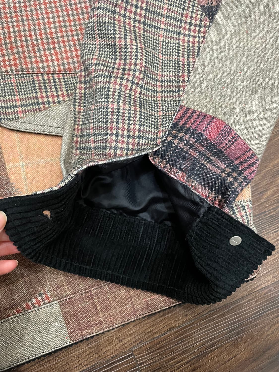 노우웨이브 패치워크 코튼 자켓 상품이미지4