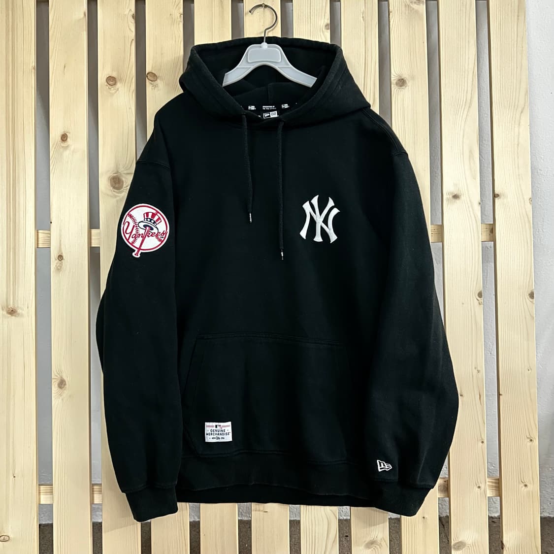 (XL) 뉴에라 뉴욕양키스 블랙 후드티 상품이미지1