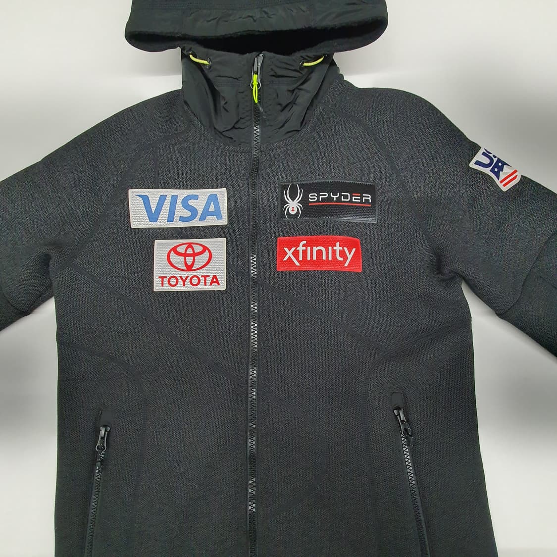 스파이더 US 스키팀 후드집업 상품이미지2