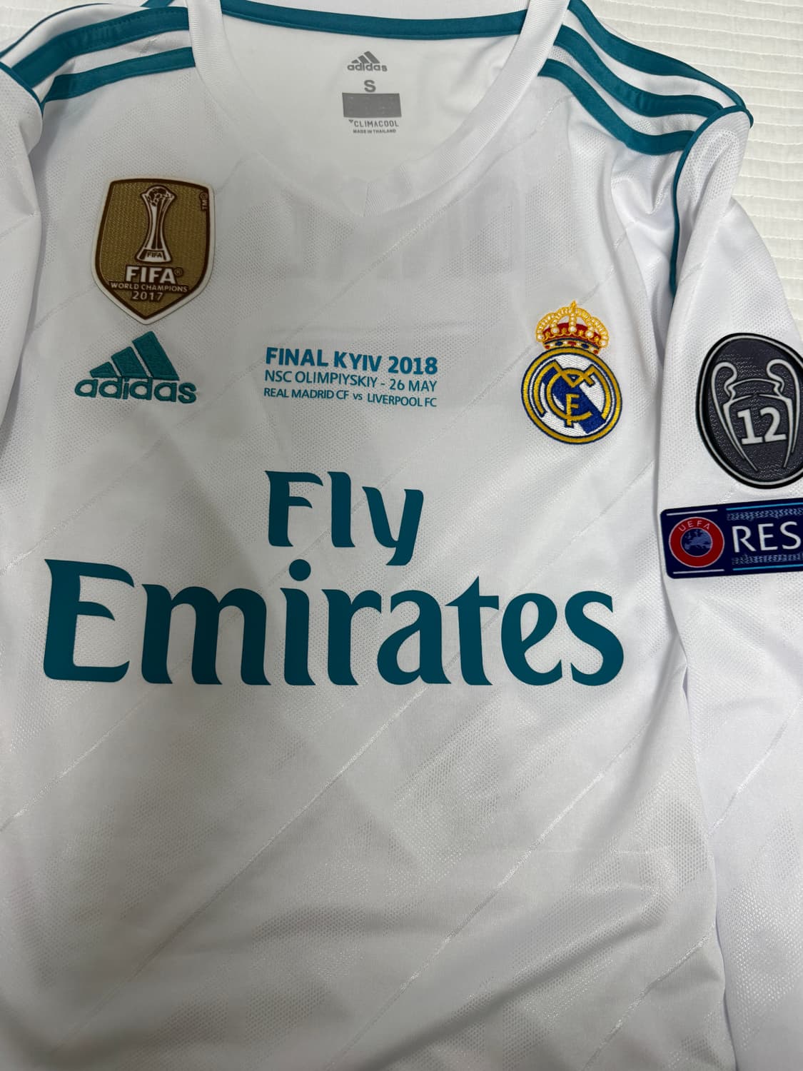 17/18 레알마드리드 홈 긴팔 유니폼 호날두 상품이미지1