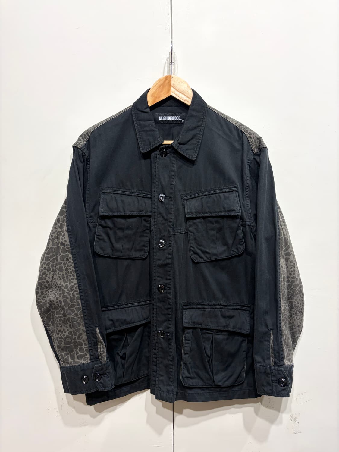 네이버후드 레오파드 필드 자켓 상품이미지1