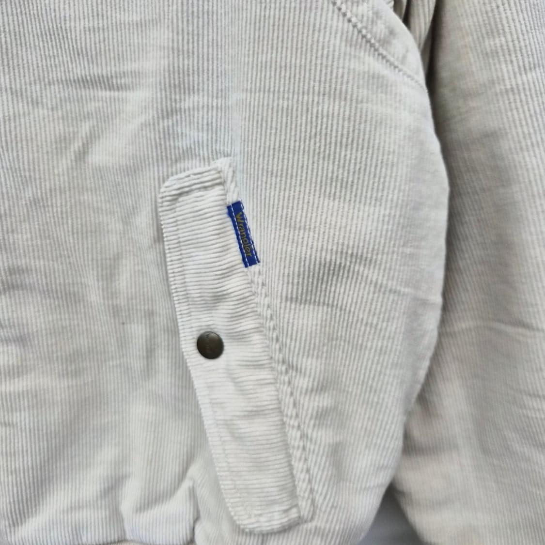 랭글러 코듀로이 뽀글이 털 자켓 아이보리 남성 L 상품이미지4