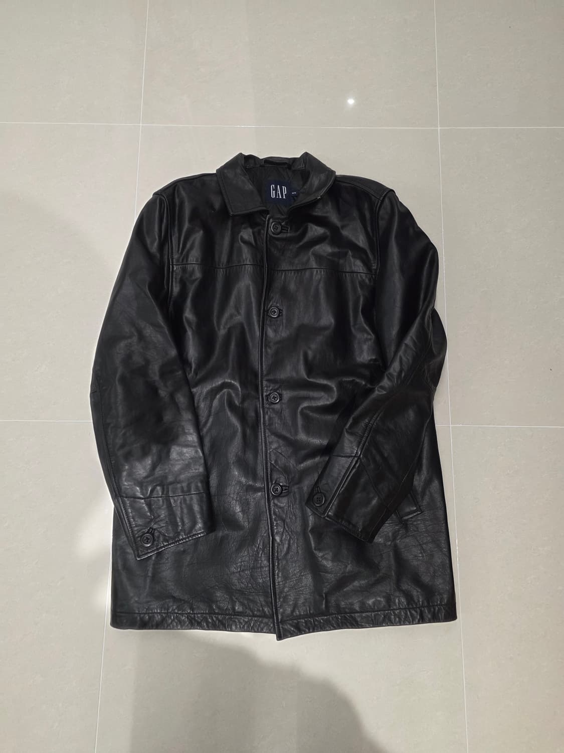 올드갭 레더 카코트 M 상품이미지1