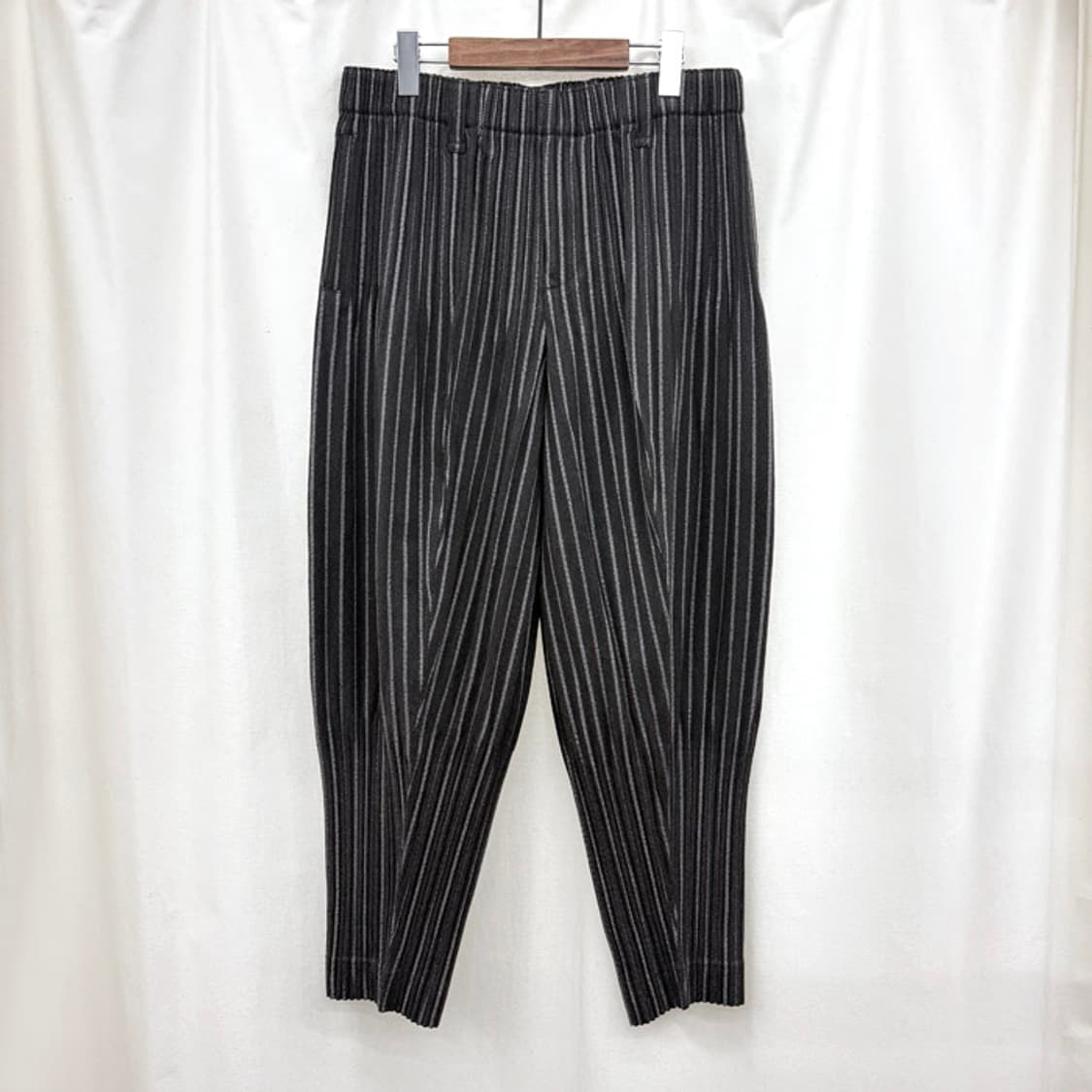 옴므플리세 이세이미야케 트위드 플리츠 팬츠 상품이미지1