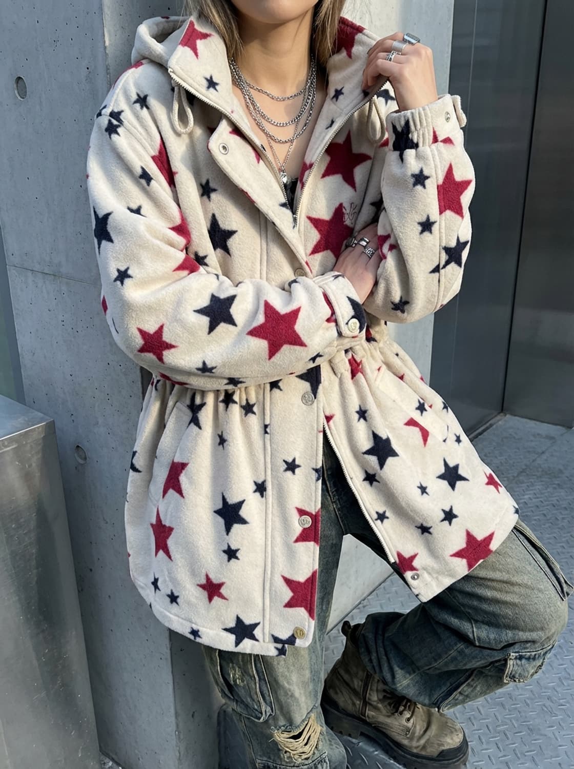 크리스찬 디올 스포츠 스타 후리스 코트 상품이미지1