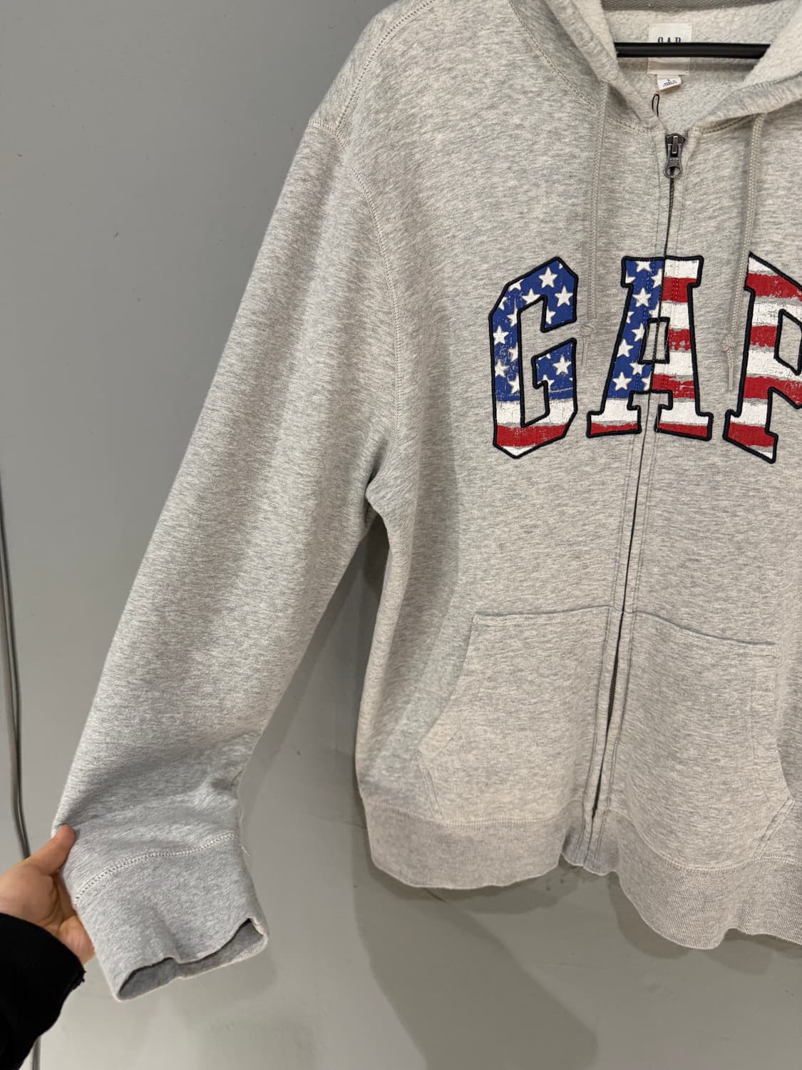 Gap American flag logo hood zip-up  상품이미지8