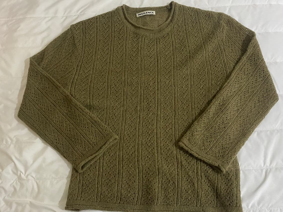 인사일런스 우먼 러스틱 울 니트 상품이미지3