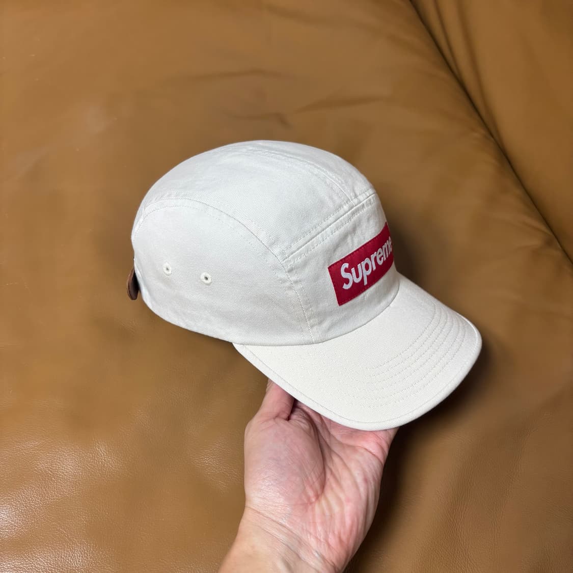 Supreme 22ss 워시드 스톤 캠프캡 모자 Washed Stone 상품이미지4