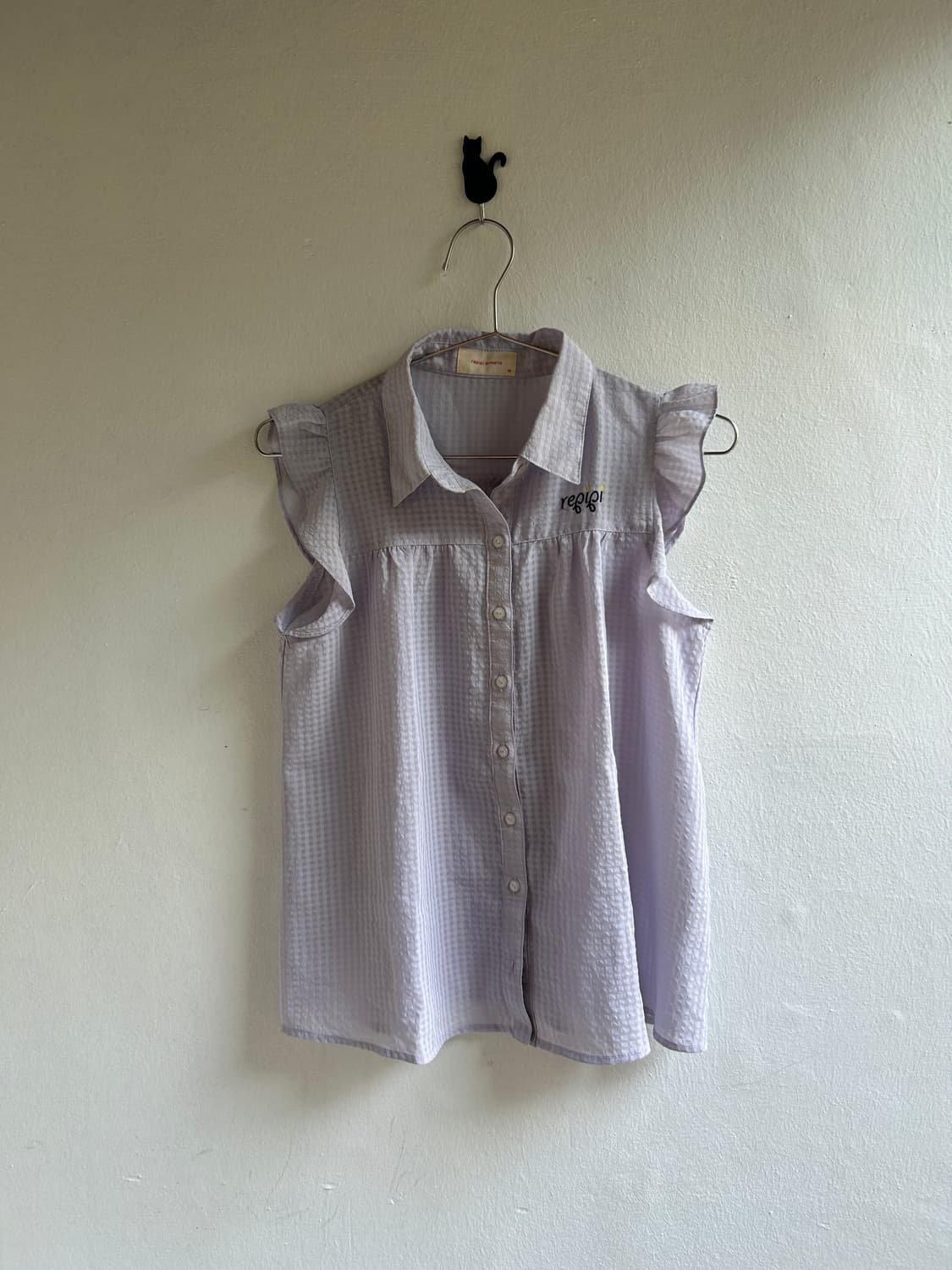 라벤더 셔츠나시 상품이미지1