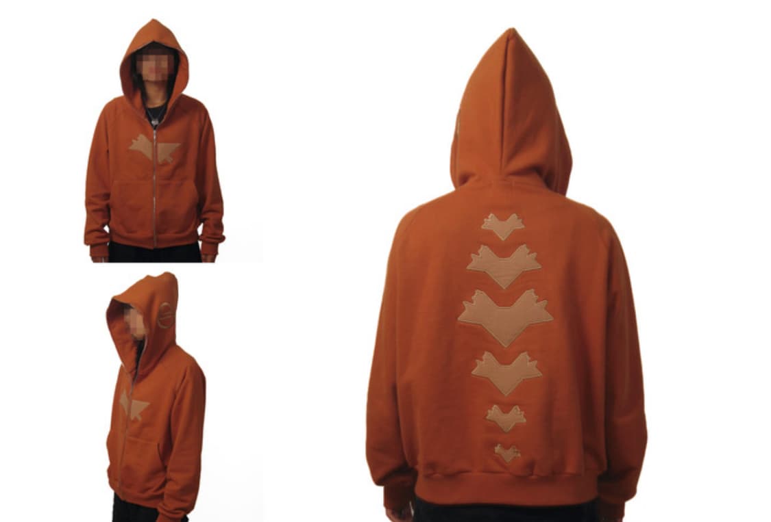 Emew Daruma 다루마 브라운 후드집업 상품이미지1