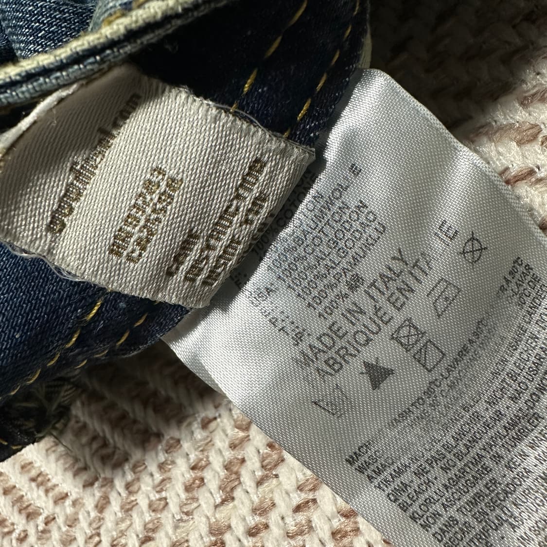 DIESEL italy made patchwork denim jeans 상품이미지4