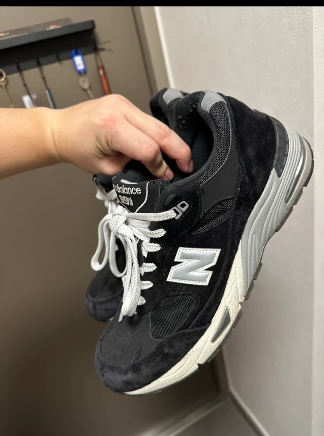 뉴발란스 991 블랙 실버 270 상품이미지3