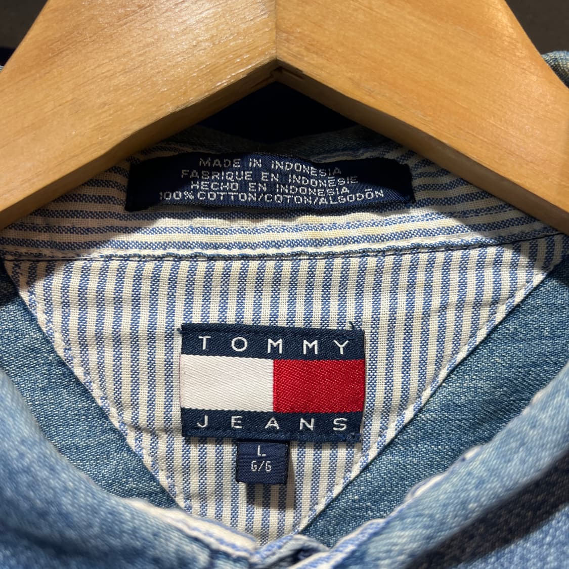 타미힐피거 데님 셔츠 상품이미지3