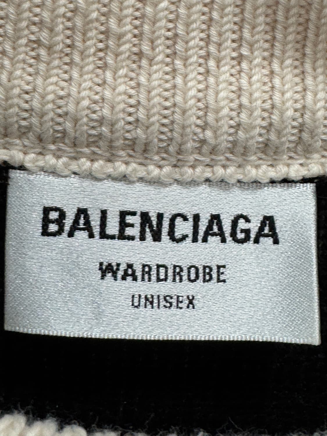 백화점판 발렌시아가 멀티 로고 니트 XS  상품이미지2