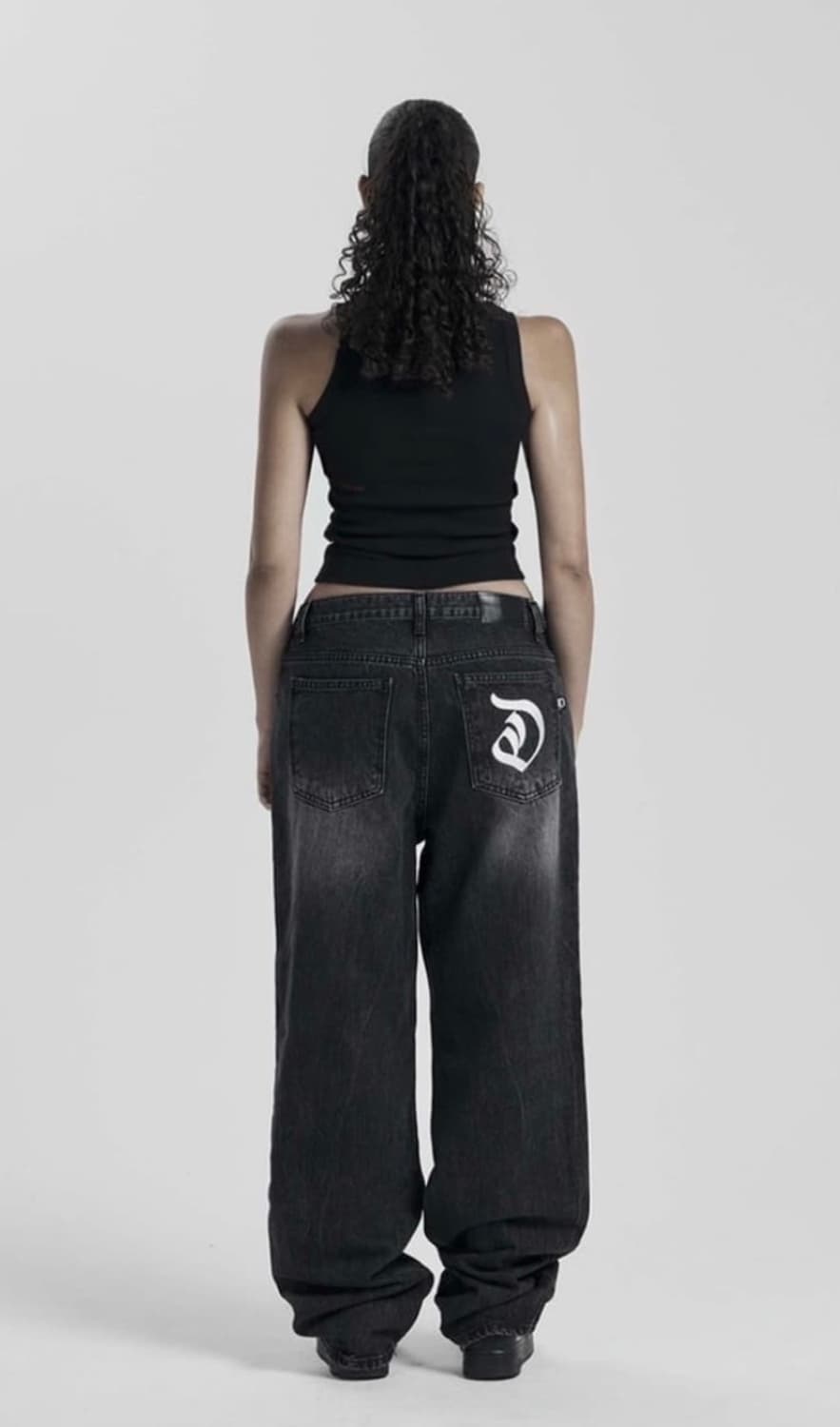 오도어 나스 로우 와이드 데님 1사이즈 상품이미지1