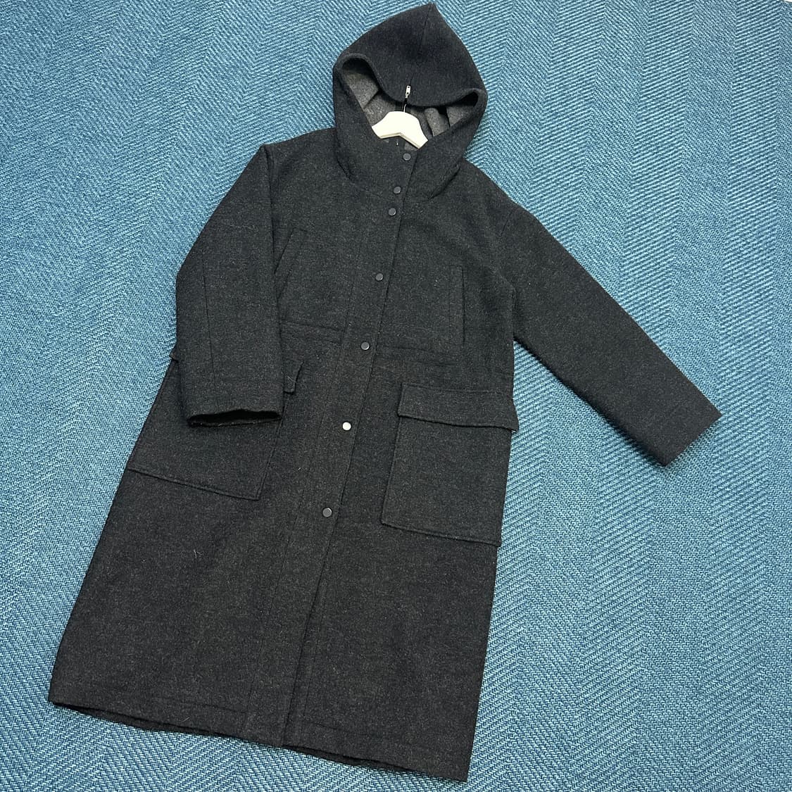 [여성2] 구호 롱 후드 코트 상품이미지1