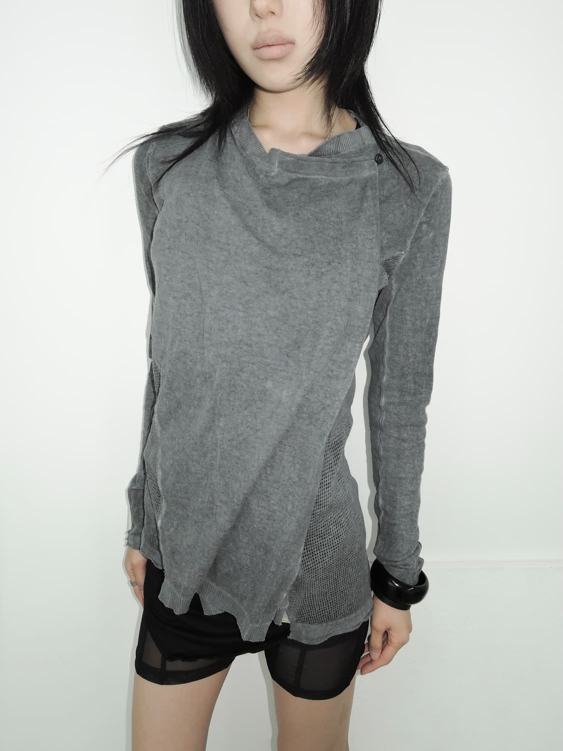 Diesel Asymmetric Layered cardigan 상품이미지1