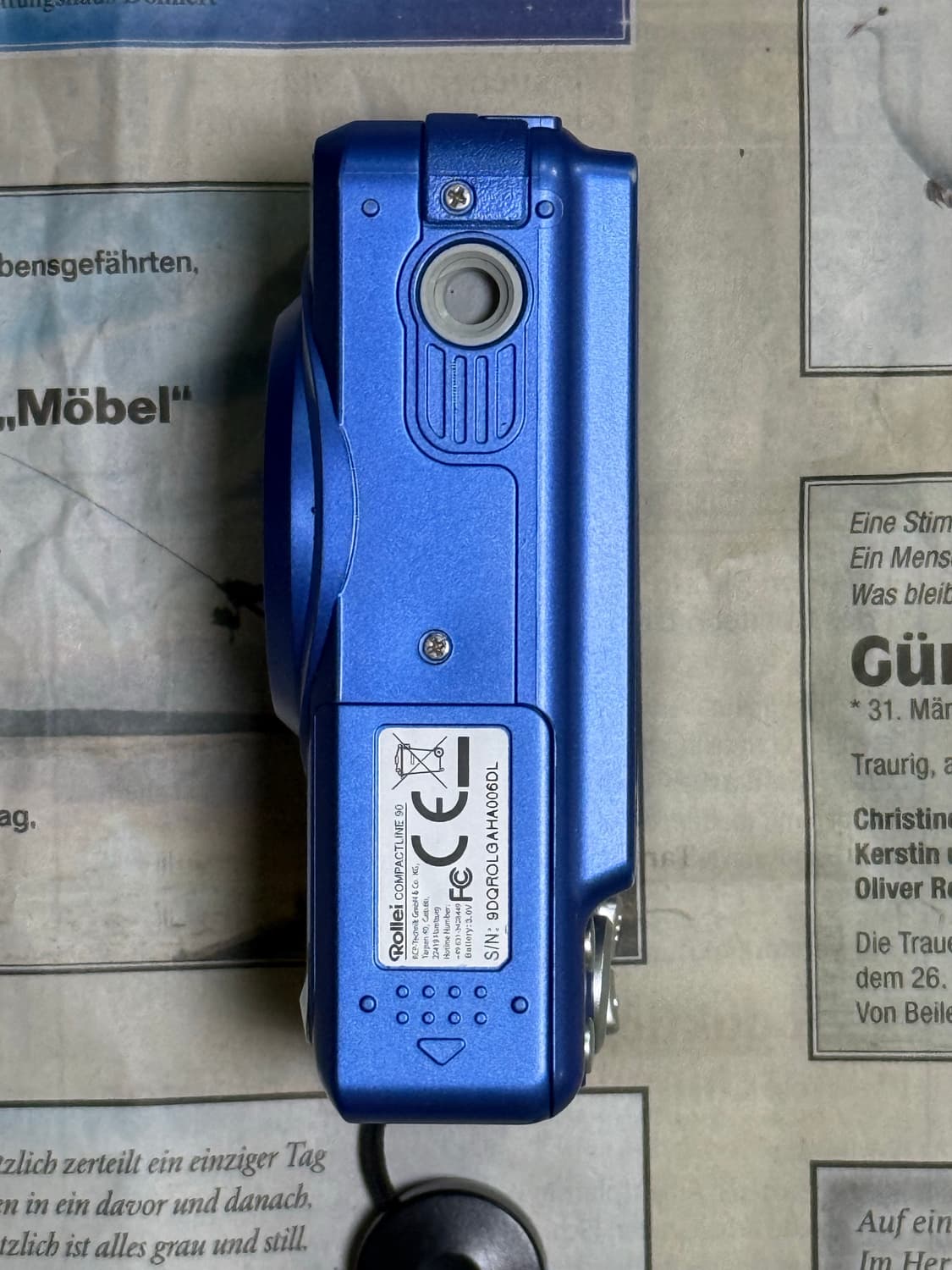 초레어!!) Rollei compactline 90 blue 디카 상품이미지9