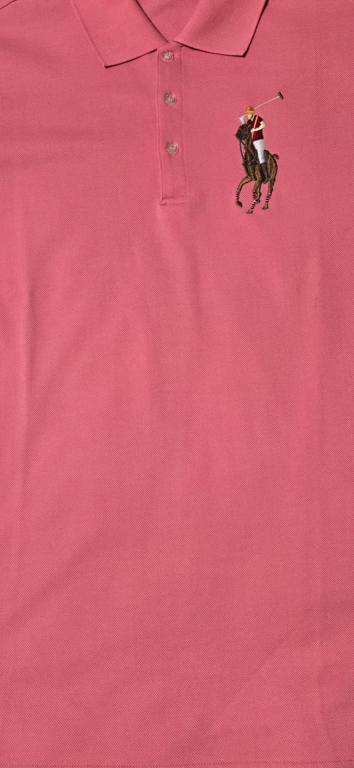 폴로 랄프로렌 핑크 빅포니 긴팔 카라티 XXL 상품이미지5