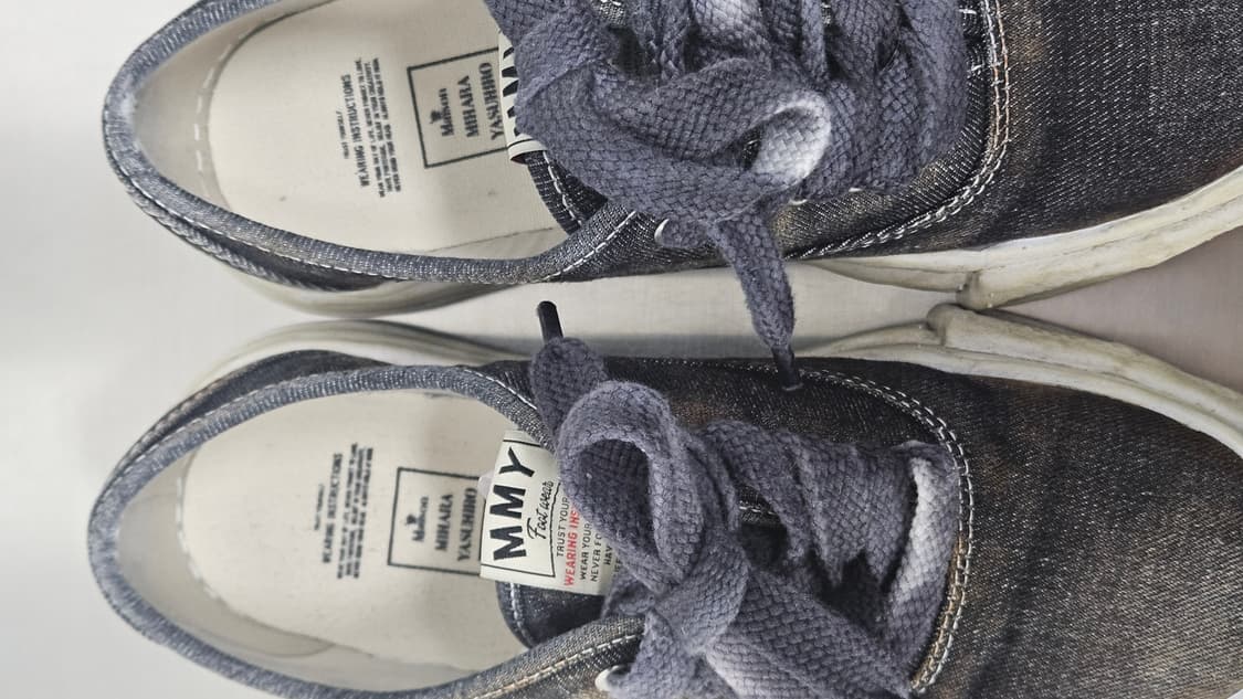 미하라야스히로 베이커 워시드데님 블랙(40) 상품이미지6