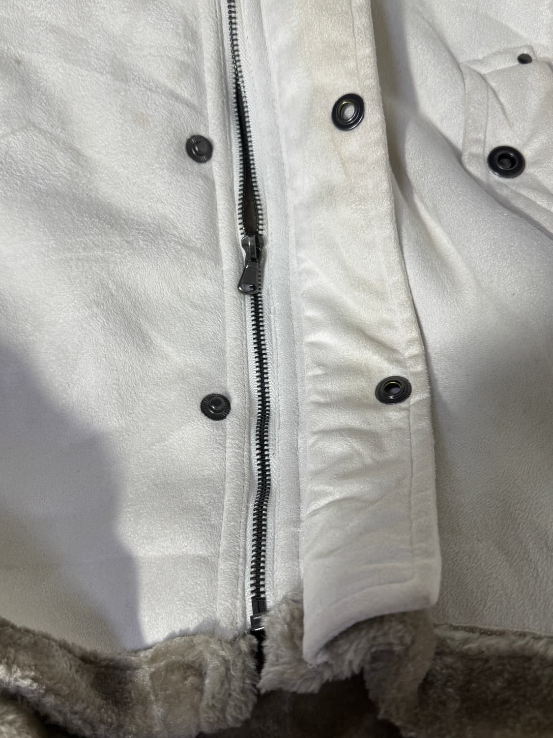 Gilevans 스웨이드 보아 하이넥 자켓 y2k vkei 토네이도마트 상품이미지9