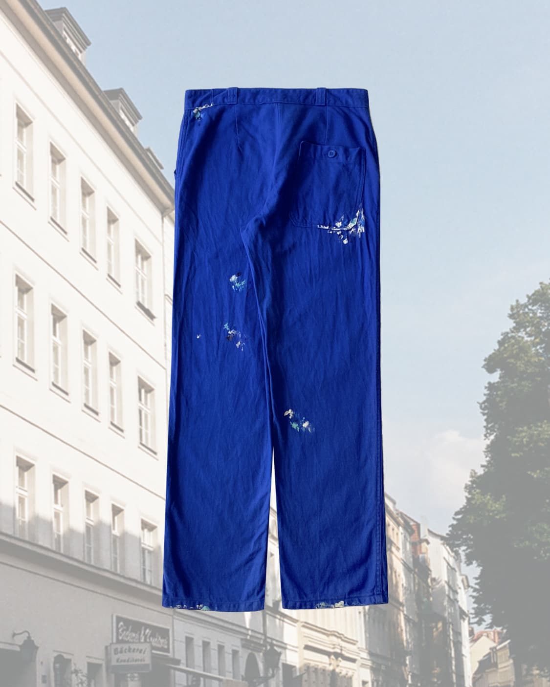 빈티지 오리지널 페인팅 프렌치 워크팬츠 008 상품이미지2