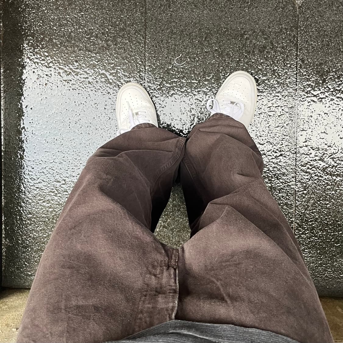 90s USA Levis565 브라운 데님 팬츠 (33“) 상품이미지7