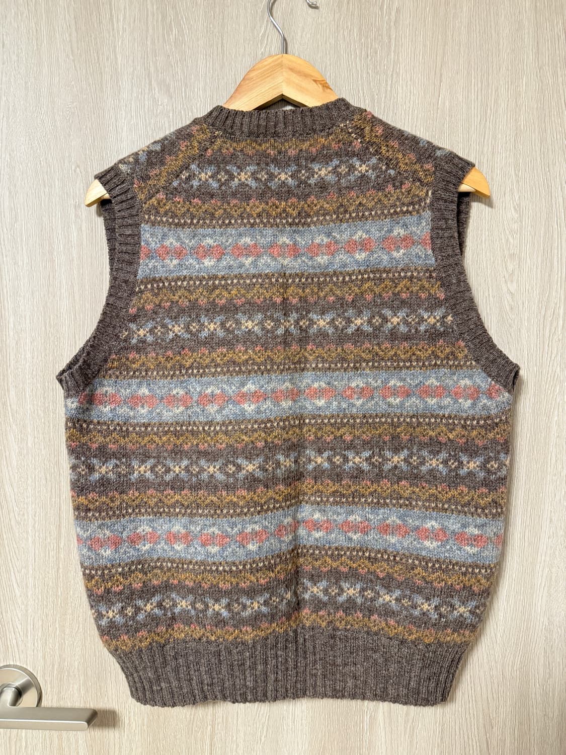 Braemar 페어아일 니트 조끼 베스트 상품이미지3