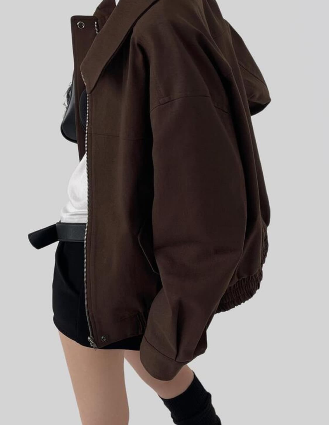 (택O) 어텀 브레드점퍼 블루종 (브라운) 상품이미지4