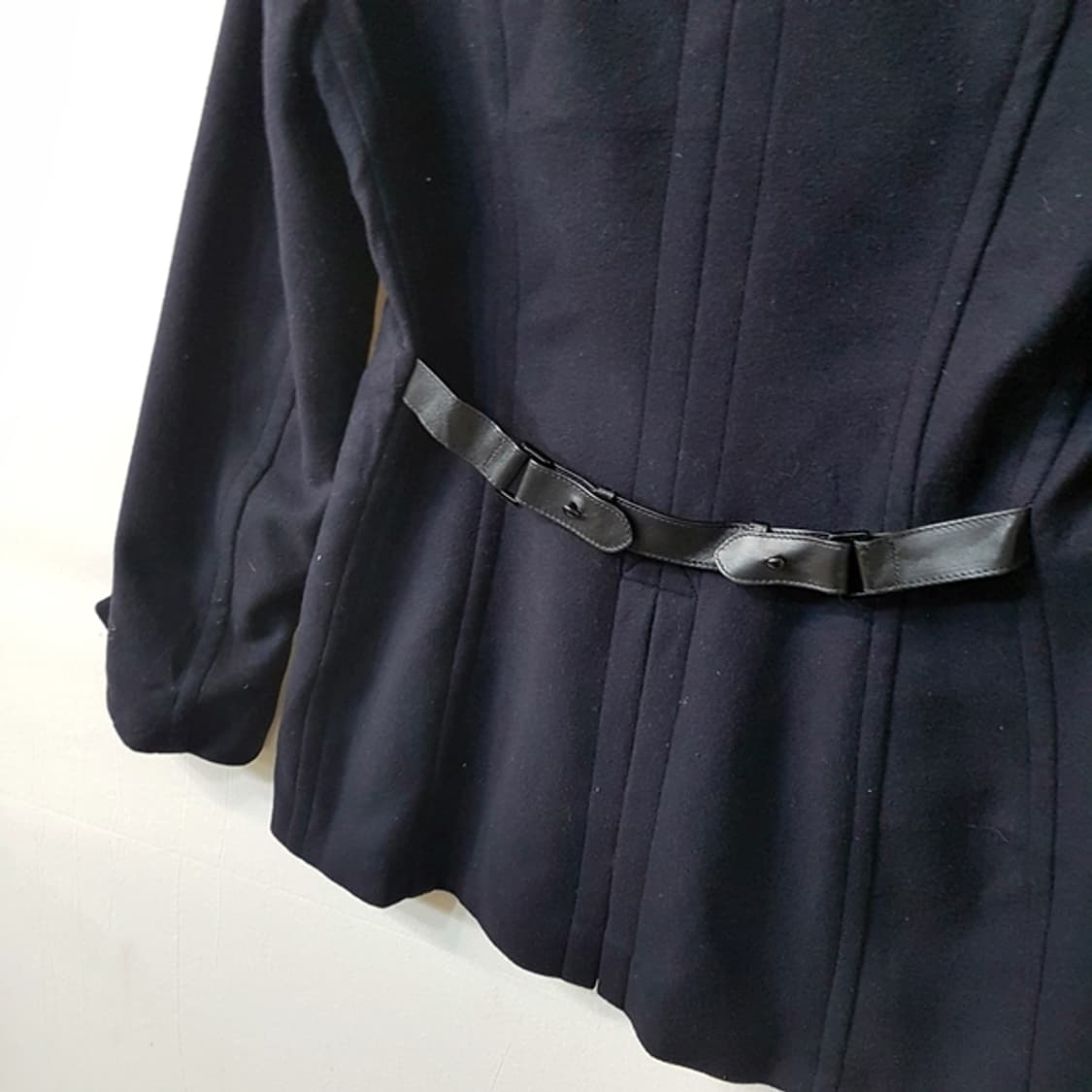 BURBERRY 버버리 런던 울 캐시미어 피코트 네이비 상품이미지5