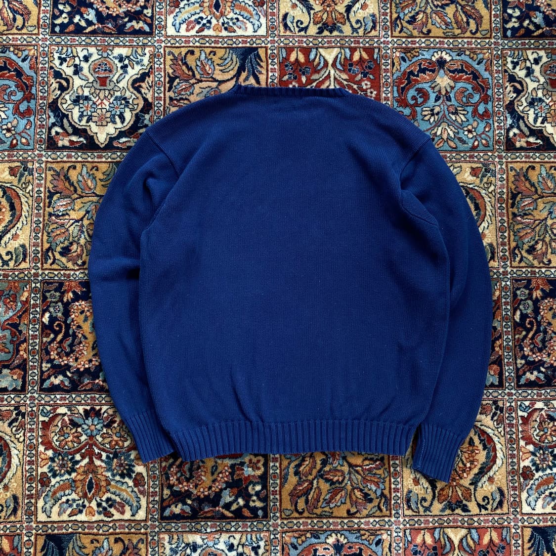 🌊Polo cotton knit navvy 상품이미지2