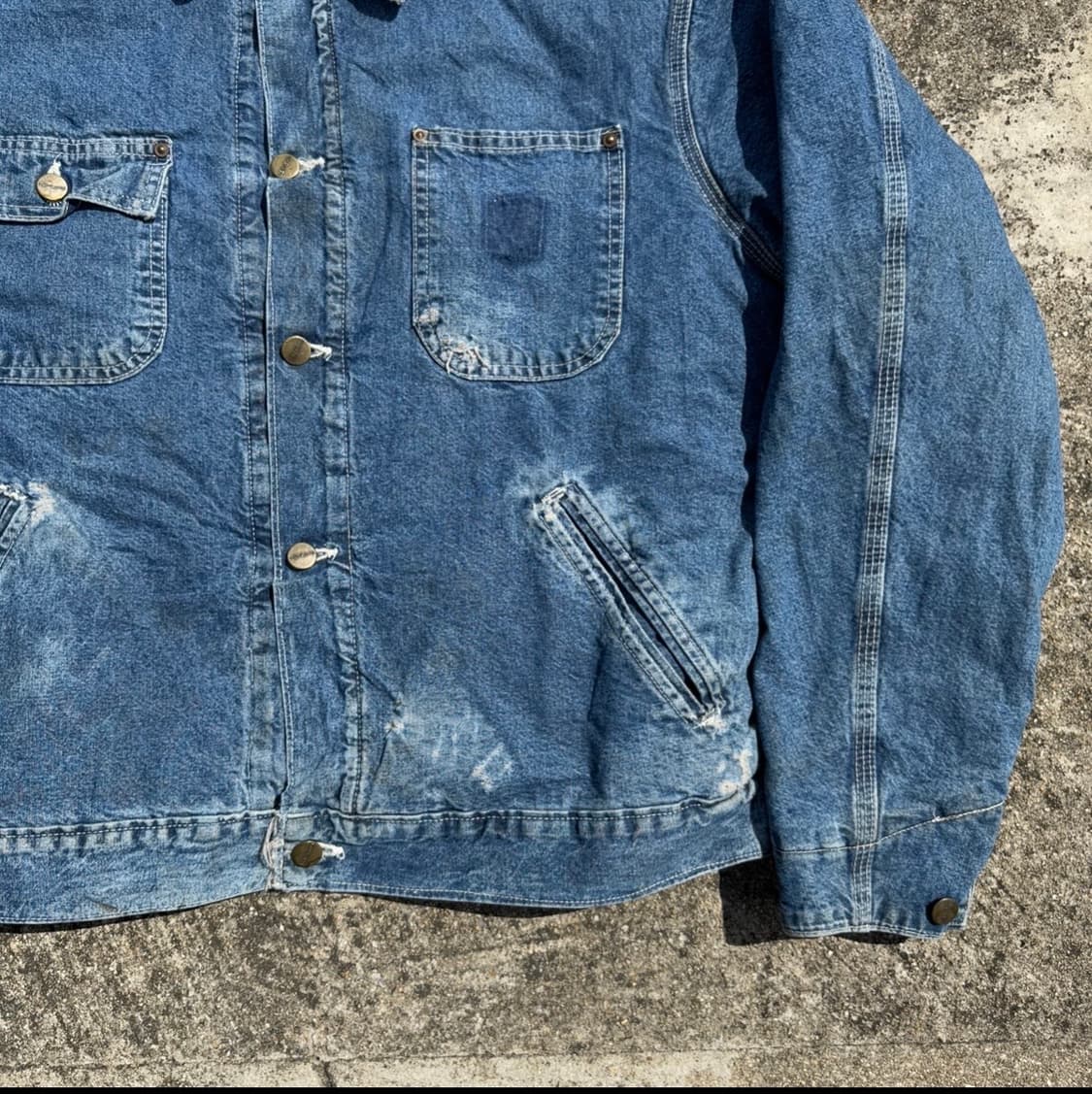 [L] 90s 칼하트 JP1088 대님 디트로이트 초어 자켓 상품이미지5