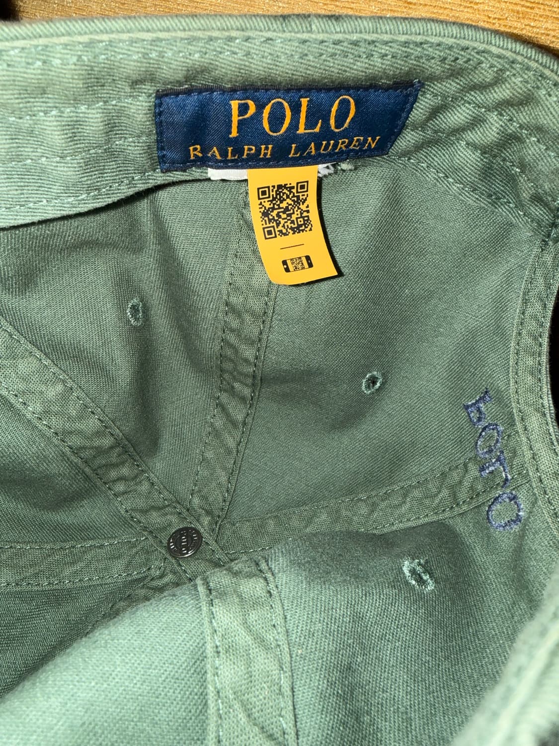 폴로 볼캡 모자 그린 상품이미지4