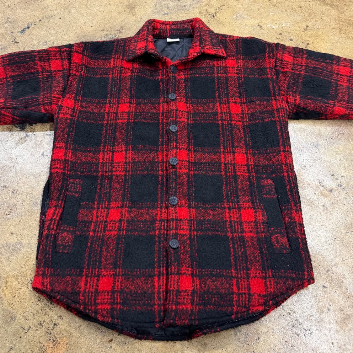 [정품/1] 아크메드라비 체크 누빔 셔츠 b14 상품이미지3