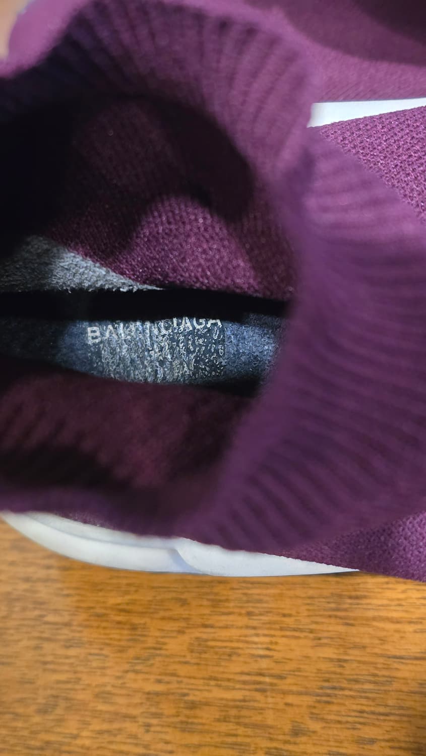 발렌시아가 스피드러너 버건디 260사이즈 상품이미지5