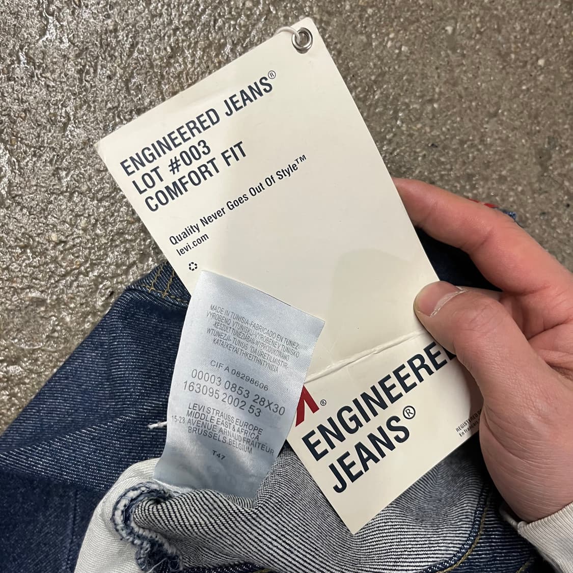 00s 리바이스 엔지니어드진 (29-30“) 상품이미지5