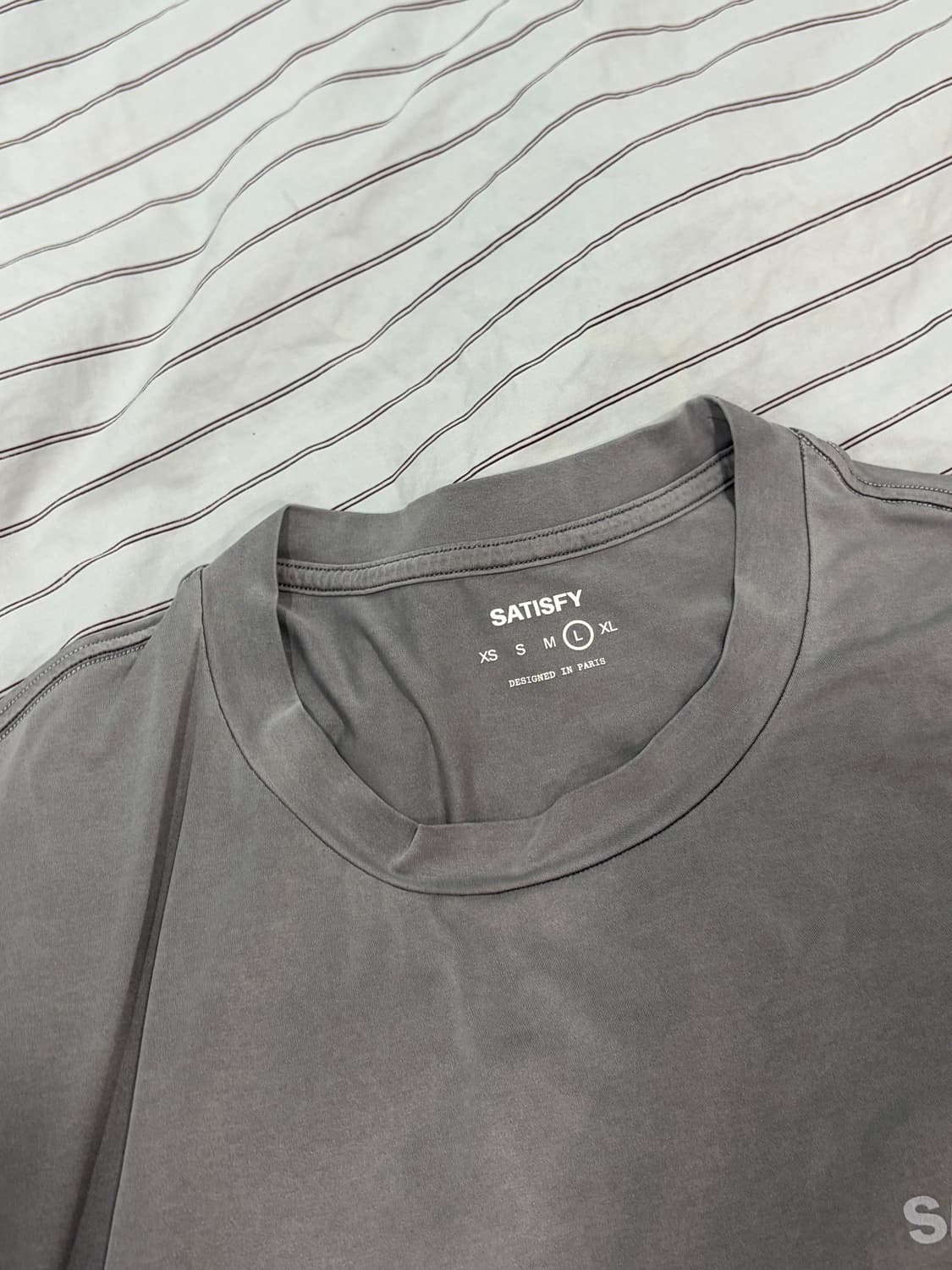 새티스파이 auralite 아우라라이트 롱슬리브 그레이 L 상품이미지3