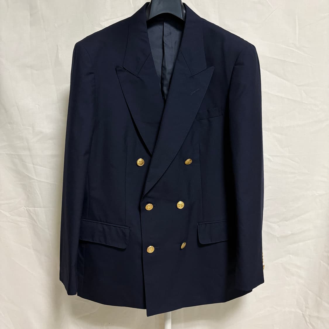 제이프레스 클래식 더블 금장 블레이저 / 네이비, M 상품이미지1