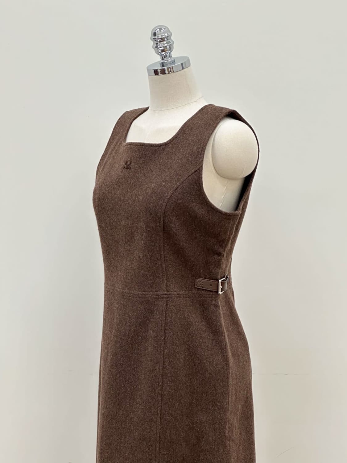 courreges / 꾸레쥬 브라운 울 원피스  상품이미지10