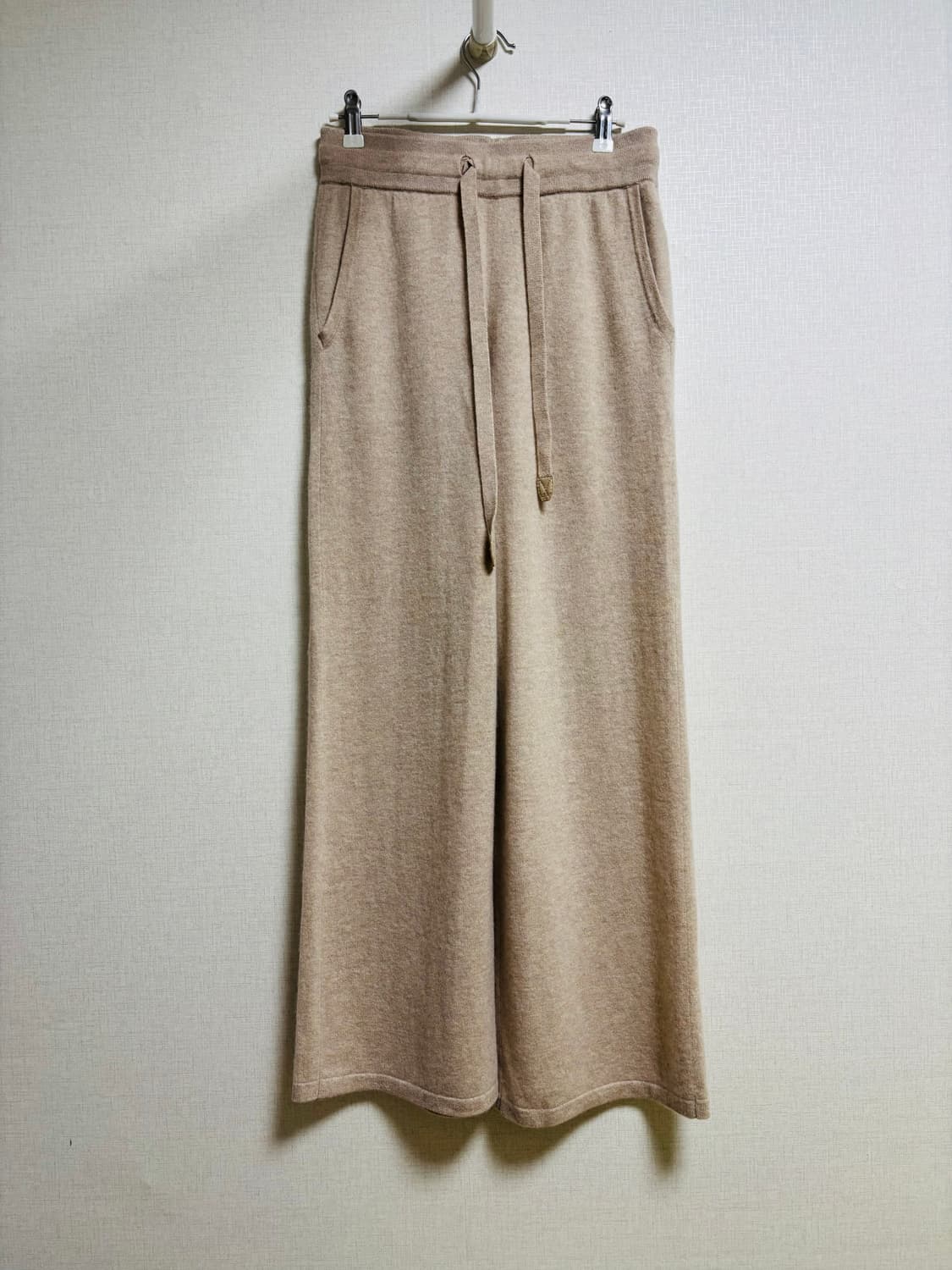 SUPER CASHMERE 100% 캐시미어 와이드 팬츠 상품이미지1
