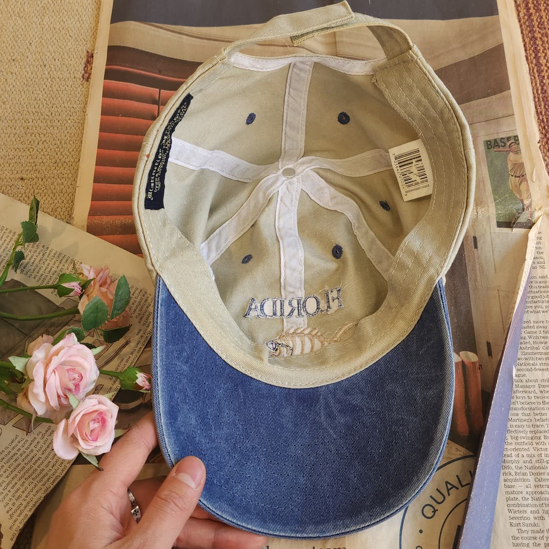 90s 빈티지 캡모자 트러커캡 미국 빈티지 물고기 피싱캡 F 상품이미지5