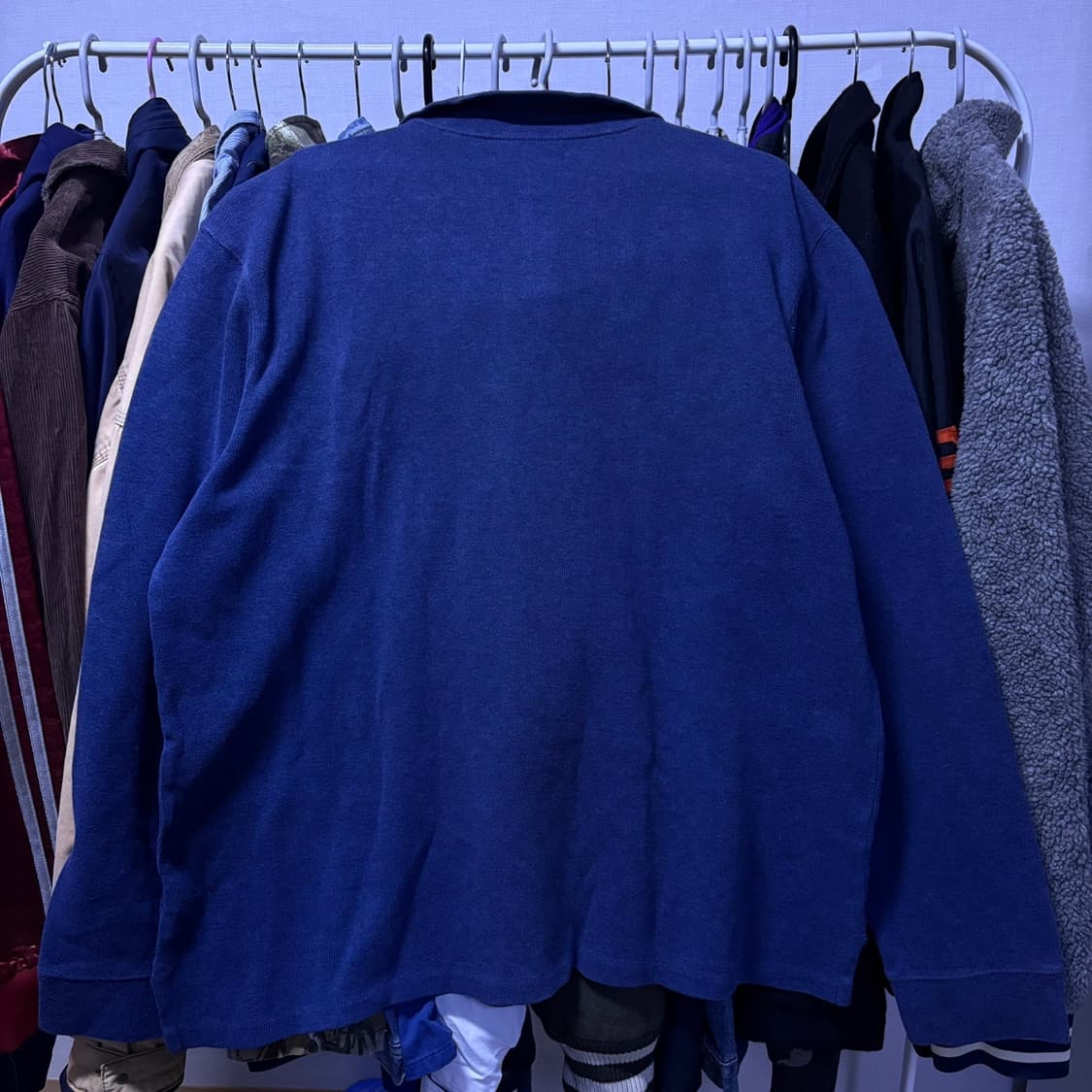 폴로 랄프로렌 네이비 반집업 니트 xl 상품이미지4