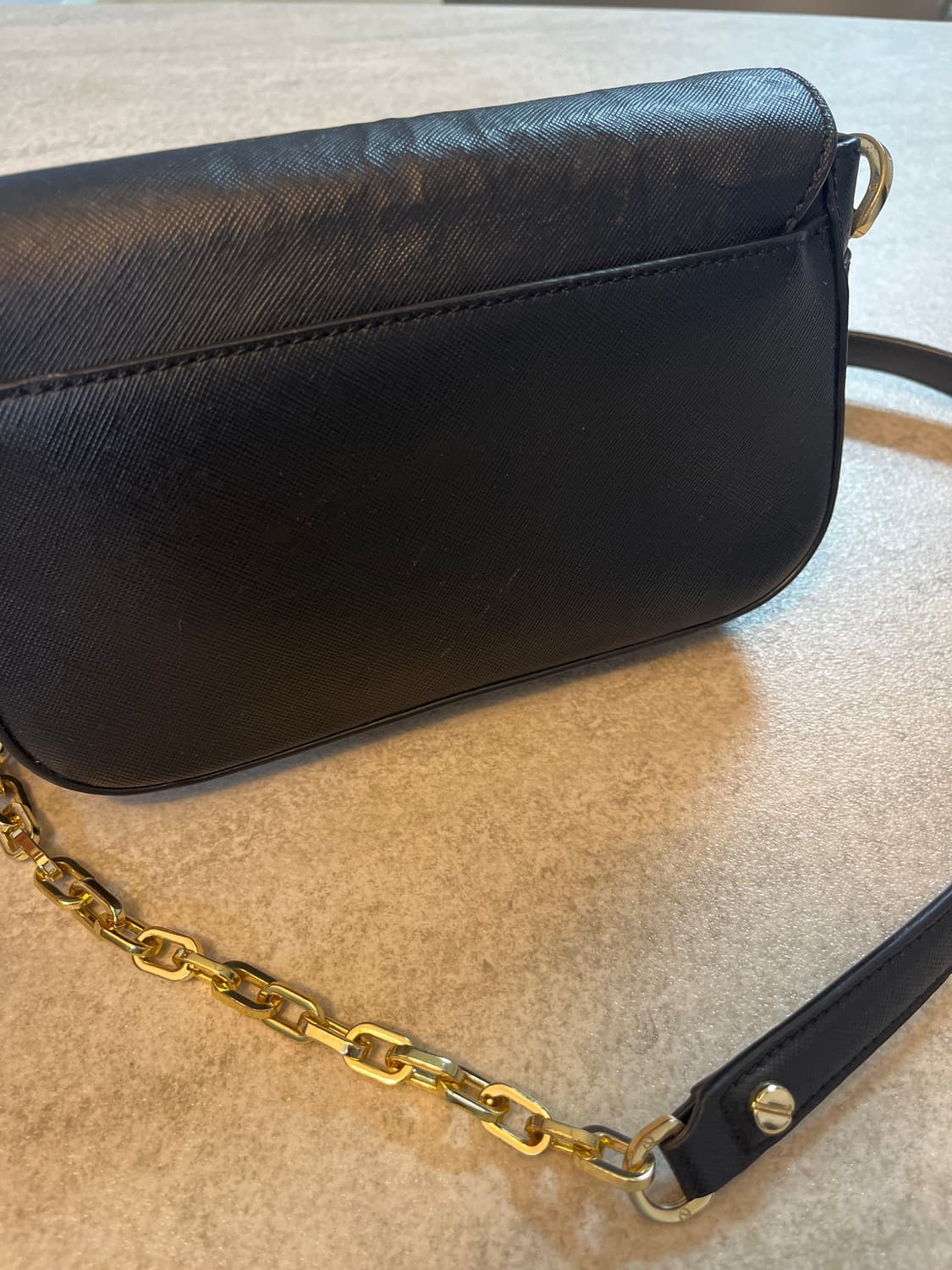 토리버치 로빈슨 체인 미니 블랙 크로스백 상품이미지3