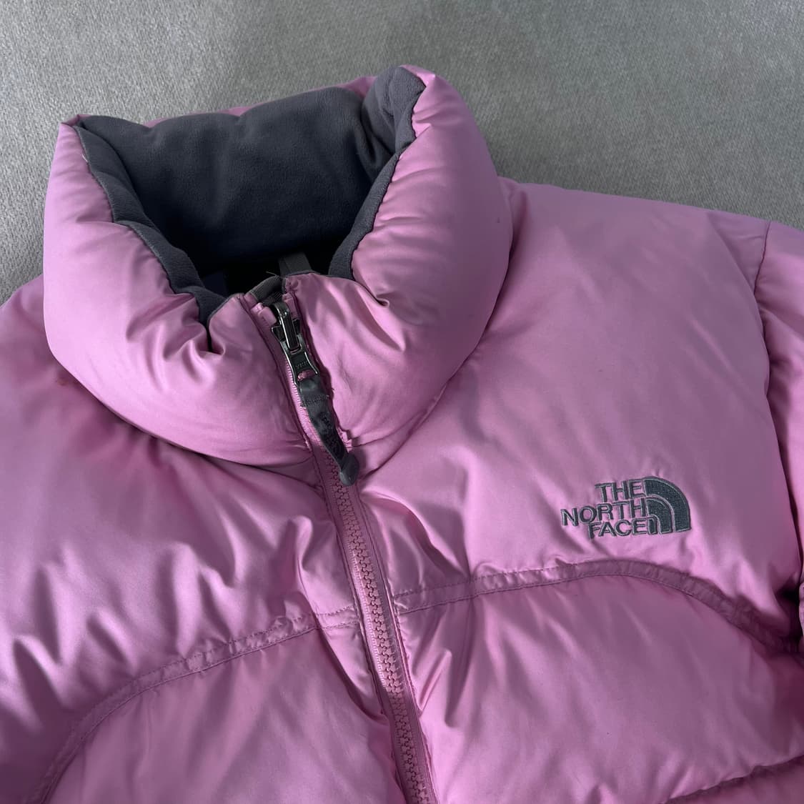 95 노스페이스 해외판 희귀 딸기우유 핑크 700 눕시 패딩 상품이미지2