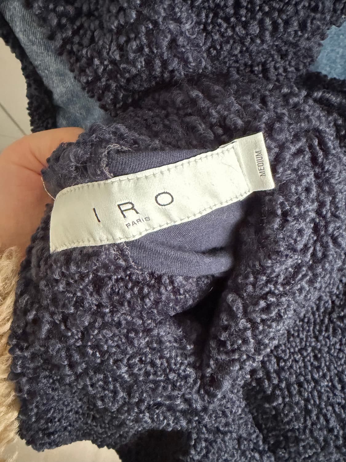 이로 iro paris 양털 데님 패딩 조끼 상품이미지5