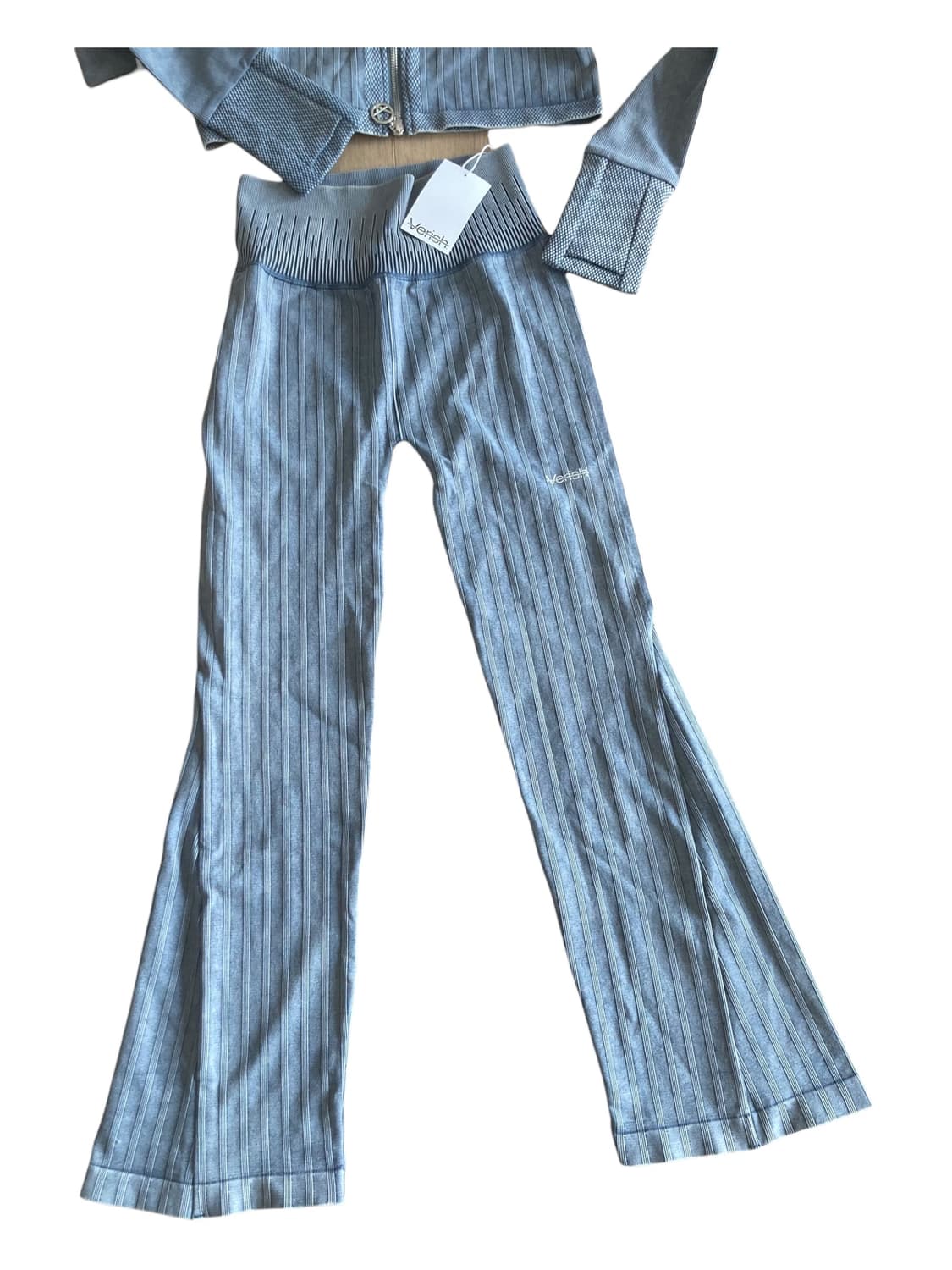 베리시 올텐션 셋업 (집업+부츠컷) 블루틴트 상품이미지6