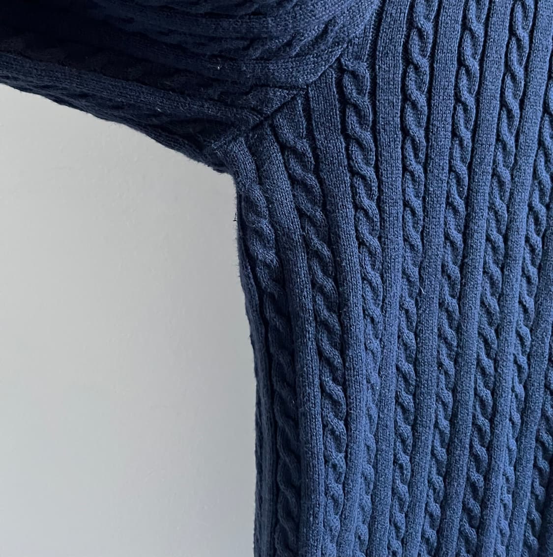 폴로 케이블 니트 가디건 상품이미지4