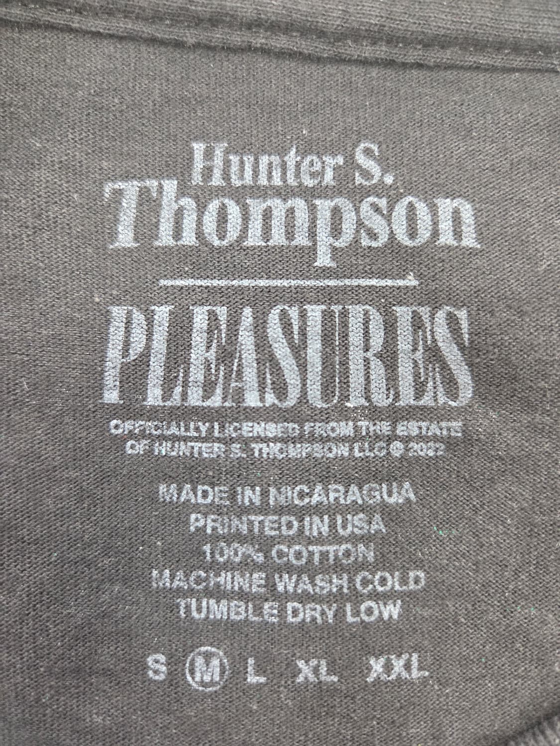 M 플레져스 PLEASURES 헌터S 톰슨 곤조 저널리즘 반팔 상품이미지4