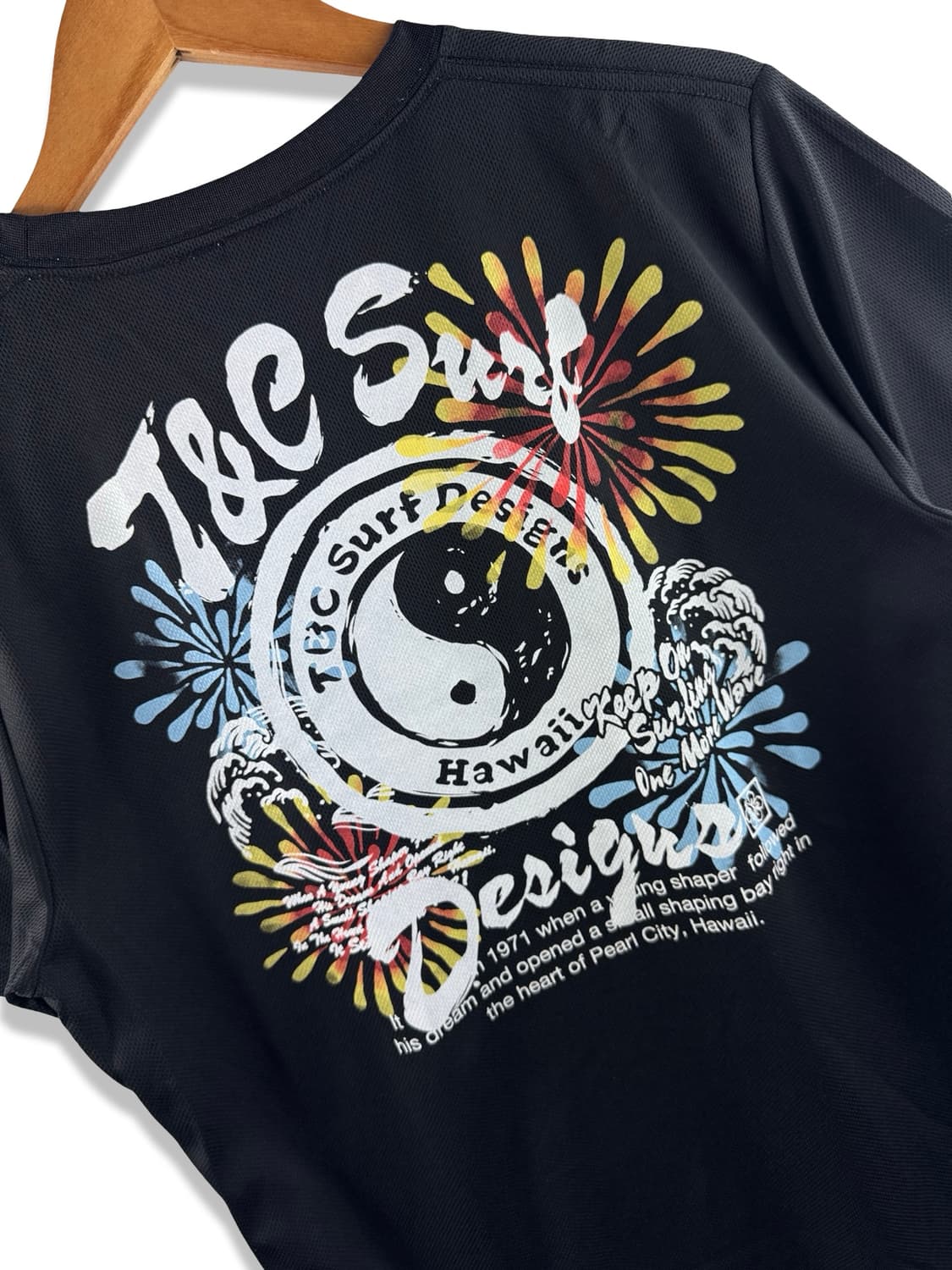 JPN 음양오행 프린팅 메쉬 반팔티3037 상품이미지4